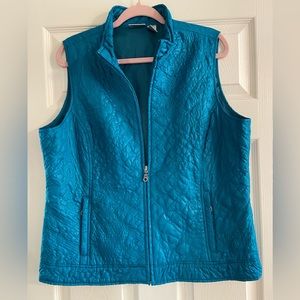 Chico's Vibrant Blue Quilted Vest